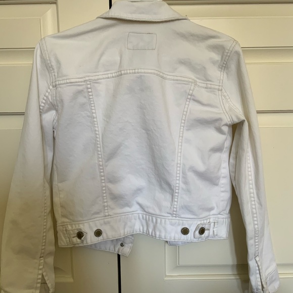 Calvin Klein white jean jacket - Picture 3 of 3